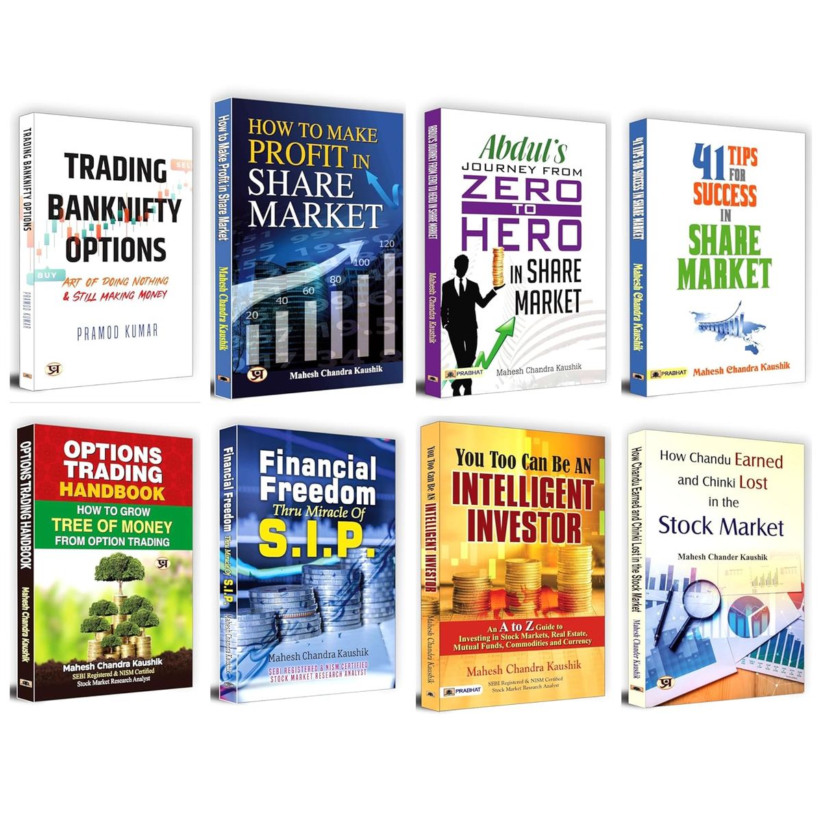Most Selling Books for Share Market Option & Future Trading, Intraday, Investment & SIP to Achieve Financial Freedom Goal